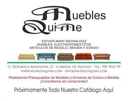 Horario de apertura Muebles Quime, Carrizal
