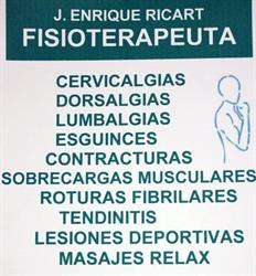 Horario de apertura FISIOTERAPIA J. ENRIQUE RICART, Bétera
