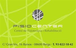 Horario de apertura Fisiocenter, Berga