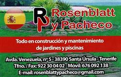 Horario de apertura Rosenblatt y Pacheco S.L., Santa Úrsula