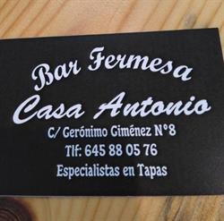 Horario de apertura Bar Fermesa Casa Antonio, El Puerto de Santa María