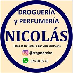 Horario de apertura Droguería y Perfumería Nicolás, San Juan del Puerto