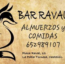 Horario de apertura Bar Raval, La Pobla Tornesa