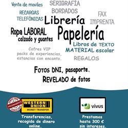 Horario de apertura Papelería Sierra Norte, La Cabrera