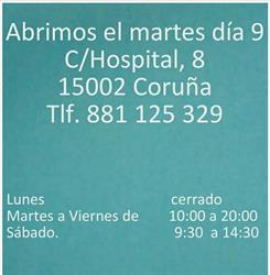 Horario de apertura Peluquería Anna, A Coruña