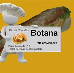 Horario de apertura Bar de comidas Botana, Santiago de Compostela