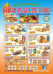 Horario de apertura Hannan Dõner Kebab, Villena