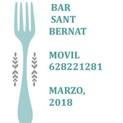 Horario de apertura Bar Restaurant Sant Bernat, Carlet