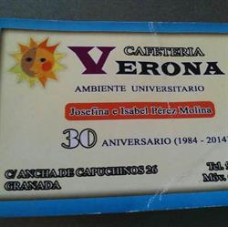 Cafeteria Verona en Granada (Beiro) - Horario de apertura
