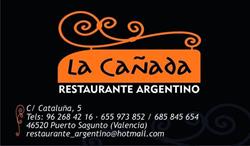 Horario de apertura La Cañada Restaurante Argentino, Puerto de Sagunto