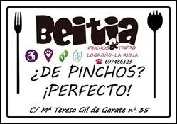 Horario de apertura Beitia Pinchos & Tapas, Logroño