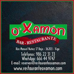 Restaurante O´Xamón en Vigo (Santiago De Vigo) - Horario de apertura
