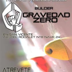 Horario de apertura Bulder Gravedad Zero, Alicante