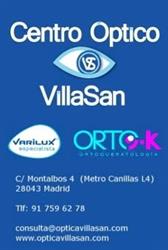 Horario de apertura Centro Óptico VillaSan, Madrid