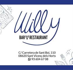 Horario de apertura Willy Bar Restaurant, Sant Vicenç Dels Horts