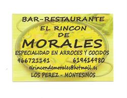 Horario de apertura El Rincón de Morales, Los Montesinos