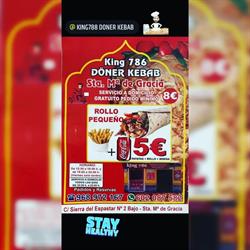 Horario de apertura King 786 Döner Kebab, Murcia