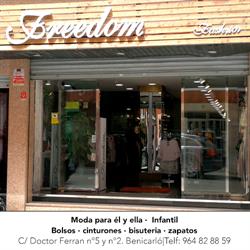 Horario de apertura Freedom Fashion Benicarló, 