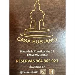 Horario de apertura Restaurante Casa Eustasio, Viver