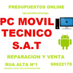 Horario de apertura PC Movil Tecnico S.A.T, Vigo