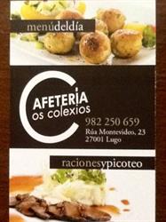 Horario de apertura Cafetería Os Colexios, Lugo