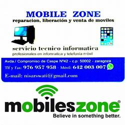 Horario de apertura Mobile Zone, Zaragoza
