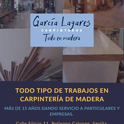 Horario de apertura Carpintería García Lagares, Sevilla