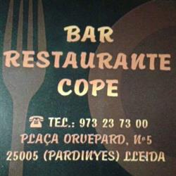 Horario de apertura Bar-Restaurant Cope, Lleida