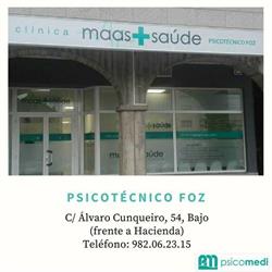 Horario de apertura Psicotécnico Foz, 