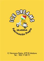 Horario de apertura Ice Dreams Factory El Medano, 