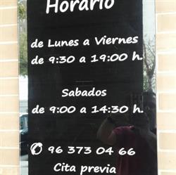 Horario de apertura Legido's De Haro Peluqueros, Valencia