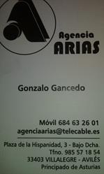 Horario de apertura Agencia Arias Villalegre c.b., Avilés