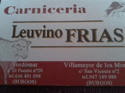 Horario de apertura Carniceria Leuvino FRIAS, Lerma