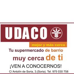 Horario de apertura Udaco, Soria