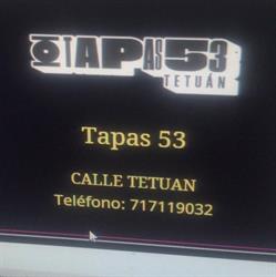Horario de apertura Tapas 53, Santander
