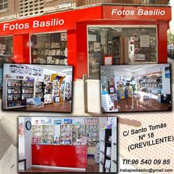 Horario de apertura Fotos Basilio, Crevillent