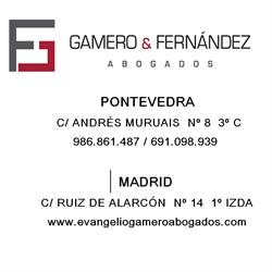 Horario de apertura Gamero & Fernandez, Pontevedra