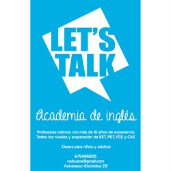 Horario de apertura Let´s Talk - Academia de Inglés, Durango