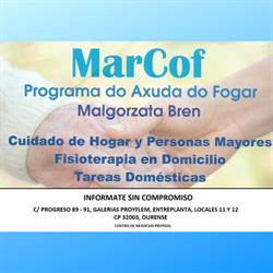 Horario de apertura MarCof Programa do Axuda do Fogar, Ourense