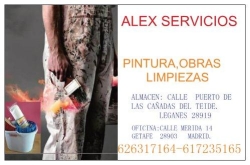Horario de apertura ALEX SERVICIOS, Getafe