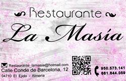 Horario de apertura Restaurante La Masía, El Ejido
