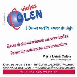 Horario de apertura VIAJES COLEN, Villalonga