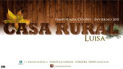 Horario de apertura Casa Rural Luisa, Fuente la Lancha