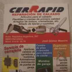 Cerrapid en Barcelona (Sarrià-Sant Gervasi) - Horario de apertura