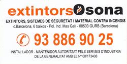 Horario de apertura Extintors Osona, Gurb