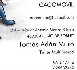 Horario de apertura Gagomovil, Quart de Poblet