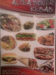 Horario de apertura ALI DONER KEBAB, Altea