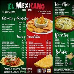 Horario de apertura El Mexicano Taco Bar, A Coruña