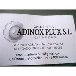 Horario de apertura Adinox Plux, Tolosa
