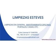 Horario de apertura Limpiezas Esteves, Zamora